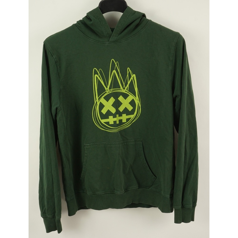 Cult of Individuality French Terry Big Logo Pullover Hoodie Men's Medium Green